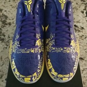 Kobe Bryant Purple and Yellow Sneakers